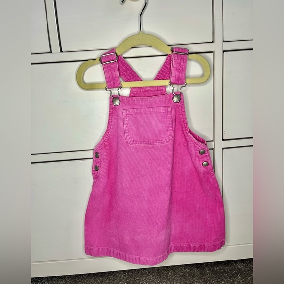GAP Other - GAP Baby Girls’ Pink Corduroy Overall Jumper Dress 100% Cotton 12-18 Months
